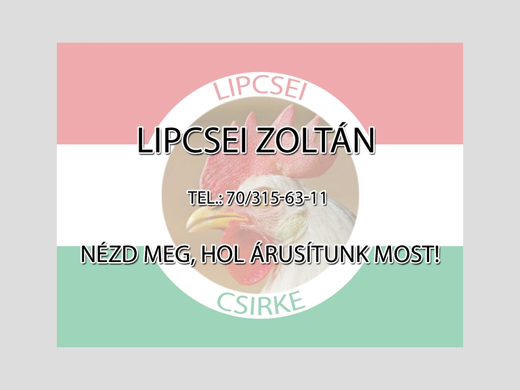 Lipcsei Zoltán - Lipcsei pecsenyecsirke
