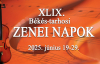 XLIX. Békés-tarhosi Zenei Napok programjai XLIX. Békés-tarhosi Zenei Napok programjai
