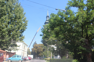 Felújítják a Református templom tornyát